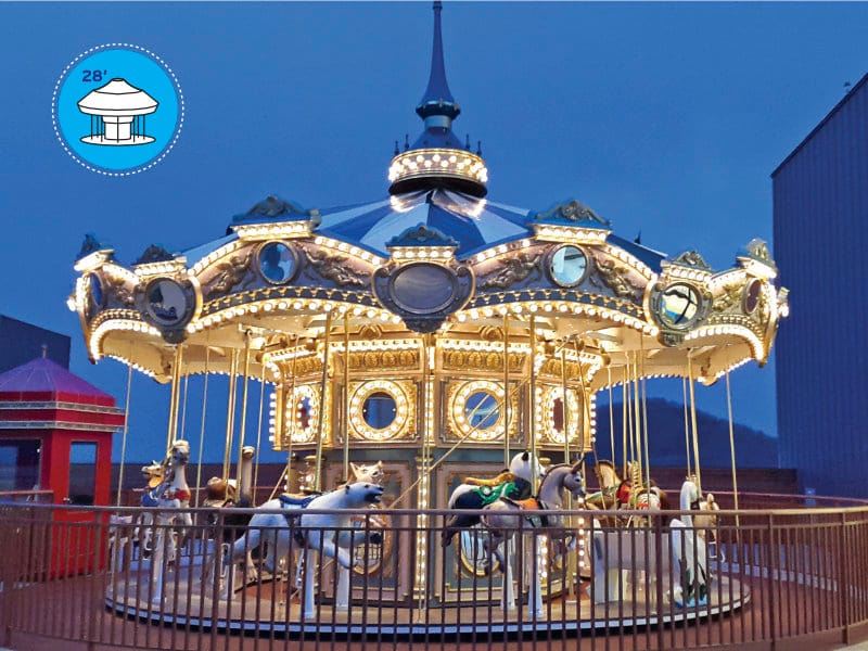 Chance Rides - 28 ft Carousel