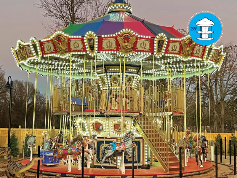 Chance Rides - 28 ft Double Decker Carousel