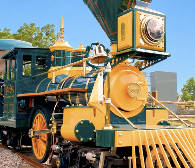 Chance Rides Electric C.P. Huntington Train